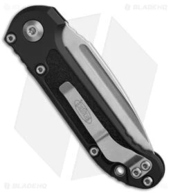 Microtech LUDT Gen III S/E Automatic Knife Black/3M (3.5" SW) 1135-10 -Knives Store Microtech LUDT Gen III SE Automatic Knife Black Aluminum BHQ 193367 td side large