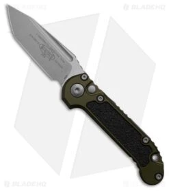 Microtech LUDT Gen III T/E Automatic Knife OD Green (3.5" Stonewash) 1136-10OD
