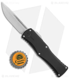 Marfione Customs Hera S/E OTF Knife Black (3" Two-Tone Diamondwash) -Knives Store Microtech Marfione Custom Hera SE OTF Auto Black TT Diamondwash BHQ 146621 jr bottlecap large