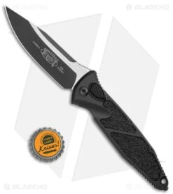 Microtech Socom Elite Automatic Knife Black (4" Two-Tone) 160A-1T -Knives Store Microtech Socom Elite Auto Black TT 160 1T BHQ 89765 jr bottlecap large