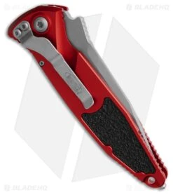 Microtech Socom Elite S/E Automatic Knife Red (4" Apocalyptic) 160A-10APRD -Knives Store Microtech Socom Elite SE Automatic Knife Red 4in Apocalyptic BHQ 204980 td side large