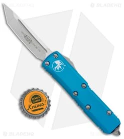 Microtech UTX-85 T/E OTF Automatic Knife Turquoise (3.125" Stonewash) 233-10TQ 7 Microtech UTX-85 T/E OTF Automatic Knife Turquoise (3.125" Stonewash) 233-10TQ -Knives Store Microtech UTX 85 TE OTF Auto Turquoise SW 233 10TQ BHQ 95392 jr bottlecap large