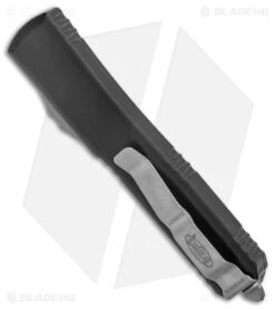 Microtech Ultratech S/E OTF Automatic Knife (3.4" Apocalyptic Serr) 121-11AP -Knives Store Microtech Ultratech SE OTF Auto Black Apocalyptic Serr BHQ 52110 jr side large