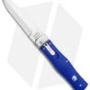 Mikov 241 Predator Leverlock Automatic Knife Blue W/Pocket Clip (3.75" Polish)
