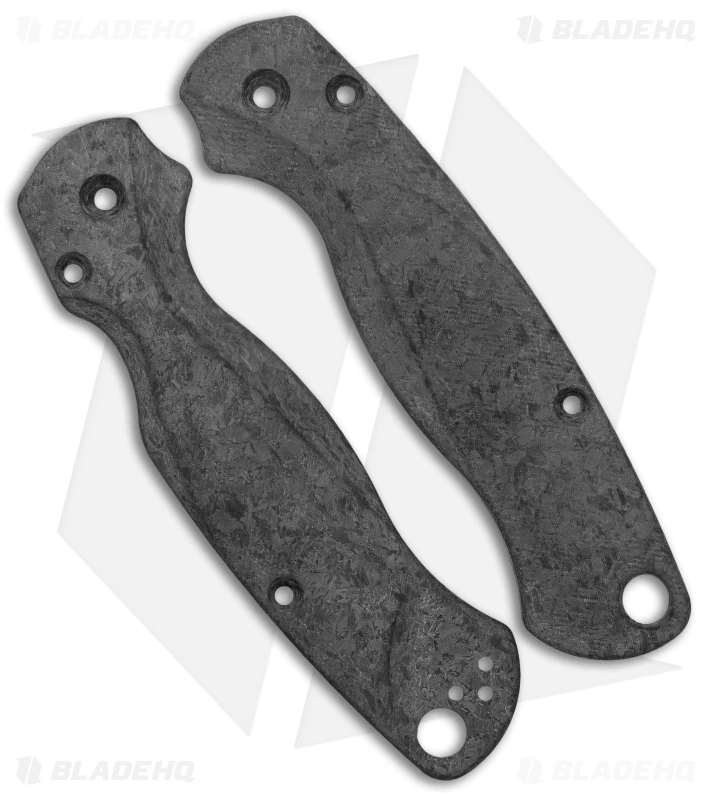 Flytanium Custom Shred Carbon Fiber Lotus Scales For Spyderco Paramilitary 2 1 Flytanium Custom Shred Carbon Fiber Lotus Scales For Spyderco Paramilitary 2