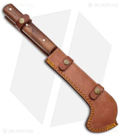 Pakistan Bill Hook Machete Fixed Blade Knife Brown Wood (9.3" Two Tone) PA4426 -Knives Store Pakistan Bill Hook Machete BHQ 101491 jr sheath large