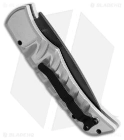 Piranha Paradox Automatic Knife Silver Aluminum (3.1" Black) P-24ST 5 Piranha Paradox Automatic Knife Silver Aluminum (3.1" Black) P-24ST -Knives Store Piranha Paradox Automatic Knife Silver Aluminum 3in Black BHQ 208169 td side large