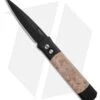Pro-Tech Godfather Automatic Knife Black/Maple Burl (4" Black) 906