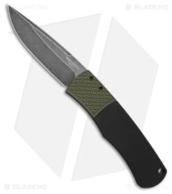 Pro-Tech Magic BR-1 "Whiskers" Automatic Knife Green/Black AL (3.125" Black SW)