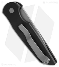 Pro-Tech Tactical Response 3 Automatic Knife BlackAluminum (3.5" BB 154-CM) 5 Pro-Tech Tactical Response 3 Automatic Knife BlackAluminum (3.5" BB 154-CM) -Knives Store Pro Tech Tactical Response 3 Automatic Knife Black Aluminum 3in BB BHQ 206332 td side large