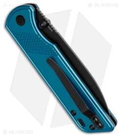 QSP Parrot V2 Liner Lock Knife Blue Aluminum (3.25" Black) 5 QSP Parrot V2 Liner Lock Knife Blue Aluminum (3.25" Black) -Knives Store QSP Parrot V2 Liner Lock Knife Blue Aluminum 3in Black BHQ 216805 side large