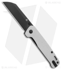 QSP Penguin Liner Lock Knife Blasted Diamond Aluminum (3" Black S90V)