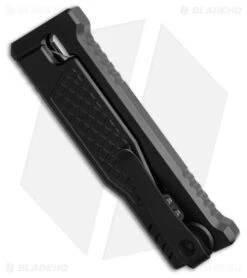 Reate Knives Reate EXO-Mini Dagger Gravity Knife Black Aluminum (2.625" Satin) 5 Reate Knives Reate EXO-Mini Dagger Gravity Knife Black Aluminum (2.625" Satin) -Knives Store Reate EXO Mini Dagger Gravity Knife Black Aluminum 2.625in Satin BHQ 218036 hd side large