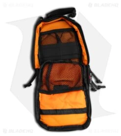 Roaring Fire Tinder Organizer Pouch (Black) -Knives Store Roaring Fire Tinder Organizer Pouch Black BHQ 220988 td side a large