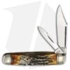 Rough Ryder Cattleman Knife 4.25" Cinnamon Stag Bone RR2430