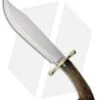 Rough Ryder Crown Stag Bowie Fixed Blade Knife Brown Stag (10.75" Satin)