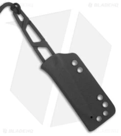 SENCUT Texo Fixed Blade Skeletonized Neck Knife(2" Black Stonewash) S23095-1 -Knives Store SENCUT Texo Fixed Blade Skeletonized Neck Knife Black Stonewash S23095 1 BHQ 204699 kr sheath large