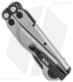 SOG Flash MT 7-in-1 Multi-Tool (Silver/Black) -Knives Store SOG Flash MT 7 in 1 Multi Tool Silver Black BHQ 140875 jr side large
