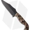 Stroup Knives TU1 Fixed Blade Knife Dark Earth G-10 (4.5" Acid Wash)