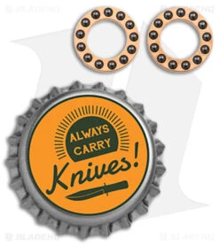 Skiff Bearings 1/4" X 1/16" (13 Ball) -Knives Store Skiff Bearings 1 4inx1 16in 13 Ball BHQ 142750 jr bottlecap large