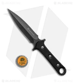 Smith & Wesson SWF606FCP S/E Fixed Blade Boot Knife Black G-10 (4.5" Black SW) -Knives Store Smith Wesson SE Boot Knife Black G 10 Black SW SWF606FCP BHQ 67492 jr bottlecap large