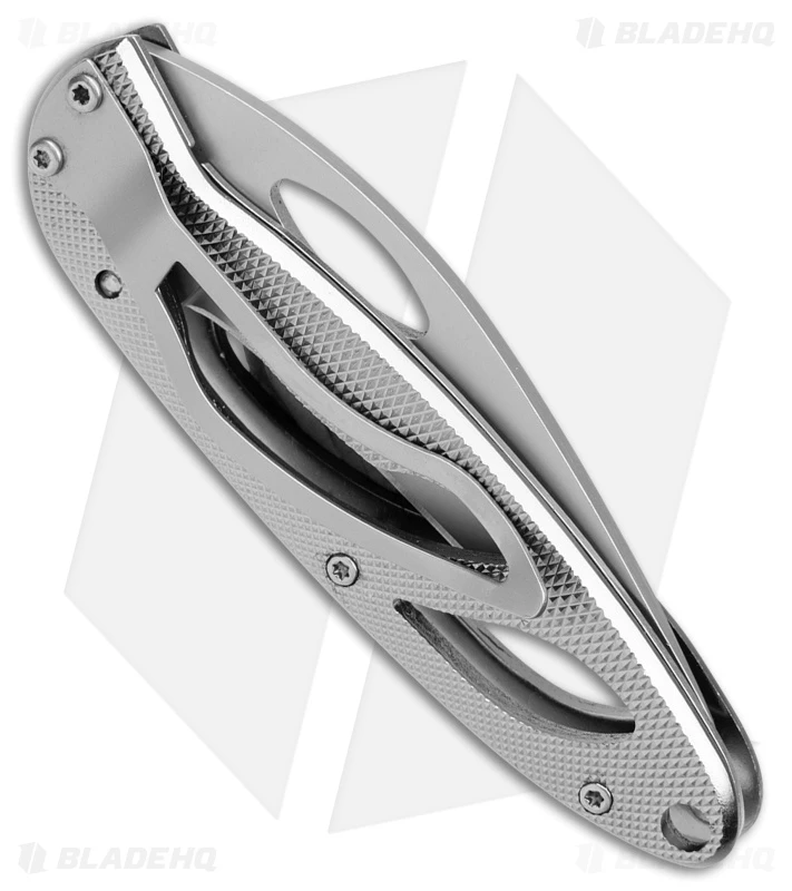 Smith & Wesson Extreme Ops Liner Lock Knife Silver Aluminum (2.75" Satin) 3 Smith & Wesson Extreme Ops Liner Lock Knife Silver Aluminum (2.75" Satin) - Image 3