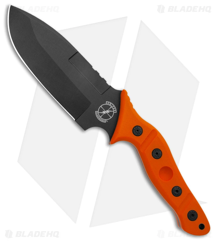 Sniper Bladeworks MAMU Fixed Blade Knife Orange G-10 (5.5" Black) 1 Sniper Bladeworks MAMU Fixed Blade Knife Orange G-10 (5.5" Black)