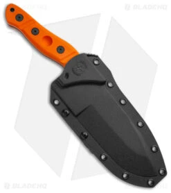 Sniper Bladeworks MAMU Fixed Blade Knife Orange G-10 (5.5" Black) 6 Sniper Bladeworks MAMU Fixed Blade Knife Orange G-10 (5.5" Black) -Knives Store Sniper Bladeworks MAMU Fixed Blade Orange G 10 Black BHQ 143947 jr sheath large