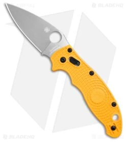 Spyderco Manix 2 MagnaCut Lightweight Salt Knife Yellow Polymer (3.4" Satin)