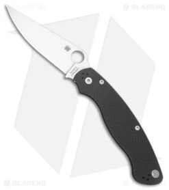 Spyderco Military 2 Compression Lock Knife Black Carbon Fiber (4" Satin S90V)
