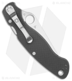 Spyderco Military 2 Compression Lock Knife Black Carbon Fiber (4" Satin S90V) -Knives Store Spyderco Military 2 Compression Lock Knife Black Carbon Fiber Satin S90V BHQ 191548 kr side large