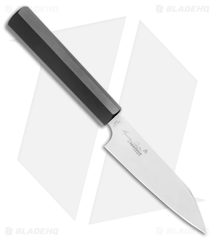 Spyderco Murray Carter Wakiita - Petty Paring Knife (4.625" Satin) K15GP 2 Spyderco Murray Carter Wakiita - Petty Paring Knife (4.625" Satin) K15GP - Image 2