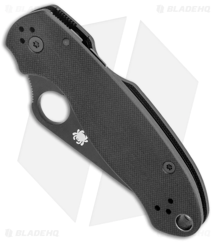 Spyderco Para 3 Compression Lock Knife Black G-10 (3" Black DLC) C223GPBK 2 Spyderco Para 3 Compression Lock Knife Black G-10 (3" Black DLC) C223GPBK - Image 2