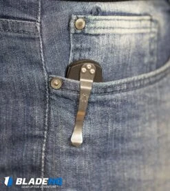 Spyderco Paramilitary 2 Knife Dark Gray G-10 (3.4" Stonewash Maxamet) C81GPDGY2 -Knives Store Spyderco Paramilitary 2 Knife G 10 Satin S30V C81GP2 BHQ 7920 kp in pocket web large