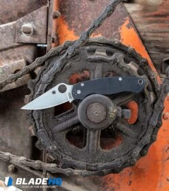 Spyderco Paramilitary 2 Knife Dark Gray G-10 (3.4" Stonewash Maxamet) C81GPDGY2 -Knives Store Spyderco Paramilitary 2 Knife G 10 Satin S30V C81GP2 BHQ 7920 kp lifestyle web large