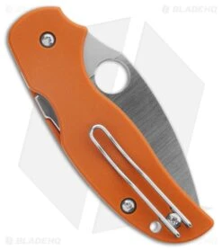 Spyderco Sage 5 CPM REX 121 Compression Lock Knife Burnt Orange G-10 (3" Satin) -Knives Store Spyderco Sage 5 CPM REX 121 Compression Lock Knife Burnt Orange G 10 Satin BHQ 202021 kr side large