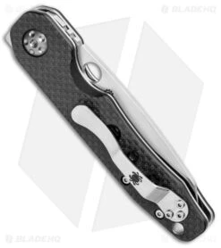 Spyderco Smock Compression Lock Knife Carbon Fiber (3.3" Satin) 5 Spyderco Smock Compression Lock Knife Carbon Fiber (3.3" Satin) -Knives Store Spyderco Smock Compresstion Lock CF Satin C240CFP BHQ 81450 td side large