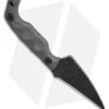 Stroup Knives Mini Mod 2 Hawkbill Fixed Blade Knife Grey G-10 (3.00" Black SW)