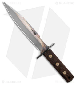 Svord Von Tempsky Fighter Dagger Fixed Blade Knife Wenge Wood (8.5" 2-T Raw/Sat)