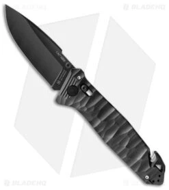 TB Outdoor CAC S200 Bar Lock Knife Black Polymer (3.7" Black )