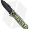 TB Outdoor CAC Bar Lock Knife W/ Breaker OD Polymer (3.7" Black Serr)