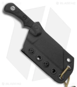 TOPS Knives Ivie Fixed Blade Neck Knife Black Canvas Micarta (2.5" Cerakote) -Knives Store TOPS Knives Ivie Fixed Blade Neck Knife Black Canvas Micarta Cerakote BHQ 211462 kr sheath large