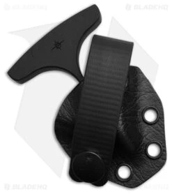 Toor Knives Thor's Hammer Fixed Blade Knife Black Steel (1" Carbon Black) -Knives Store Toor Knives Thors Hammer Carbon BHQ 197868 td side large