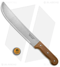 Tramontina Machete Fixed Blade Knife Wood (12" Satin) -Knives Store Tramontina 12in Machete Wood BHQ 115218 jr bottlecap large