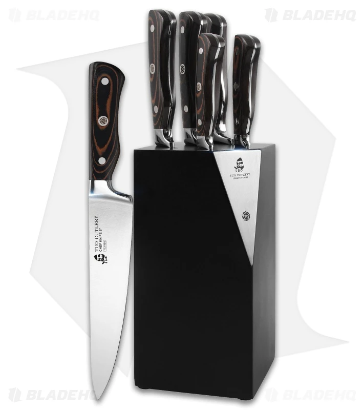 Tuo Cutlery Legacy6 Piece Luxury Knife Block Set 2 Tuo Cutlery Legacy6 Piece Luxury Knife Block Set - Image 2