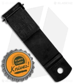 ULTI-CLIPOriginal Attachment Clip - Black -Knives Store ULTICLIP Original Attachment Clip Black BHQ 95625 jr bottlecap large