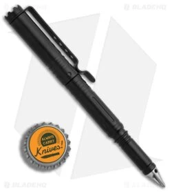 UZI Tactical Pen W/ Crown Bezel Glass Breaker - Black TACPEN20 -Knives Store UZI Tactical Pen Crown Bezel Glassbreaker Black TACPEN20 BHQ 77588 er bottlecap large