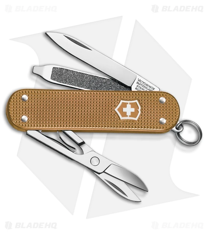 Victorinox Swiss Army Knife Classic SD Alox Wet Sand Aluminum 1 Victorinox Swiss Army Knife Classic SD Alox Wet Sand Aluminum