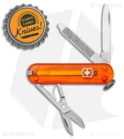 Victorinox Classic SD Fire Opal Polymer (2.25" Stainless Steel) 7 Victorinox Classic SD Fire Opal Polymer (2.25" Stainless Steel) -Knives Store Victorinox Classic SD Fire Opal Satin BHQ 133854 jr bottlecap large