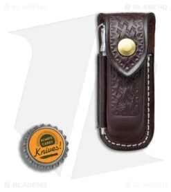 Victorinox Zermatt Large Brown Leather Belt Sheathw/ Sharpening Steel 33208 5 Victorinox Zermatt Large Brown Leather Belt Sheathw/ Sharpening Steel 33208 -Knives Store Victorinox Zermatt brown leather belt sheath sharpening steel BHQ 64556 er bottlecap large